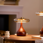 Mid-Century Mushroom Bordlampe - Dæmpbar
