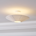 Plisseret Minimalistisk Loftlampe - Dæmpbar