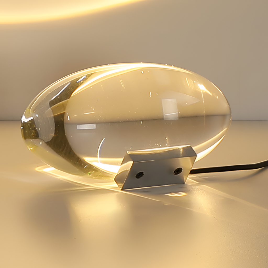 Oval Glasprojektion Projektor - Dekorativ Accent