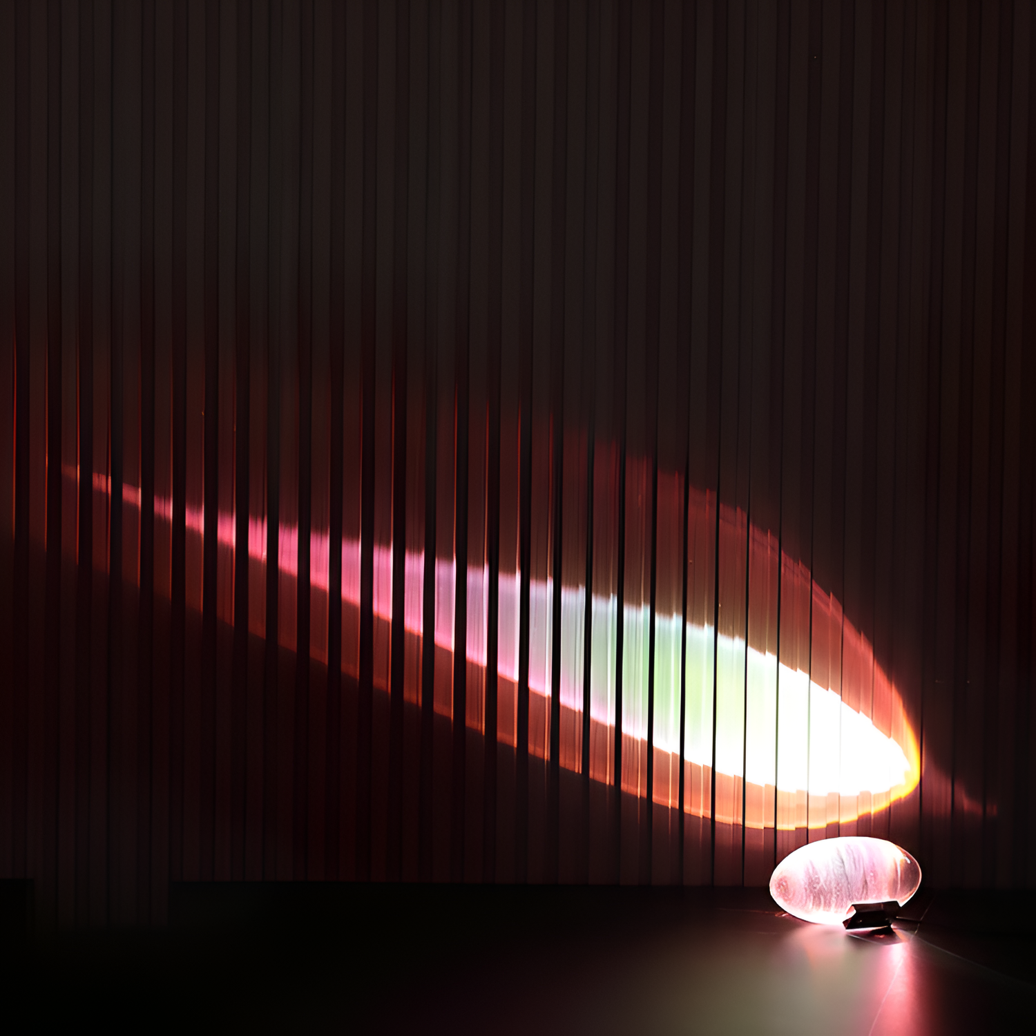 Oval Glasprojektion Projektor - Dekorativ Accent