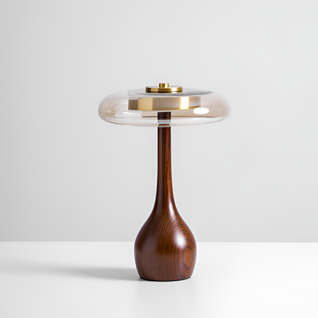 Mid-Century Mushroom Bordlampe - Dæmpbar