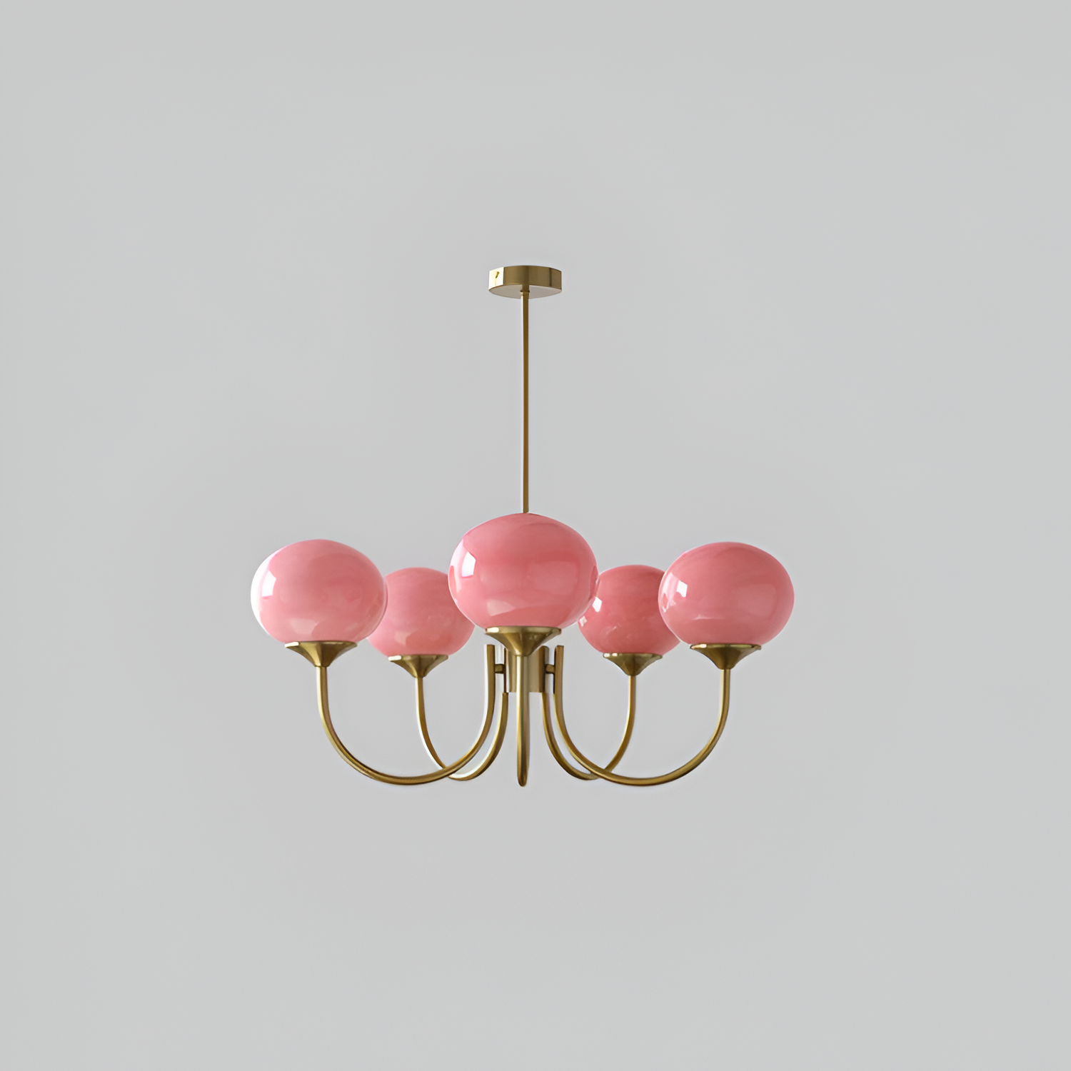 Mid Century Globe Lysekrone - Flere Lyskilder