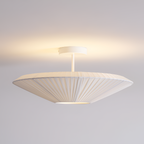 Plisseret Minimalistisk Loftlampe - Dæmpbar