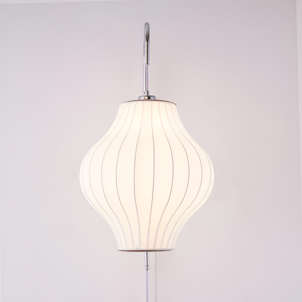 Svingarm Rillet Væglampe - Minimalistisk