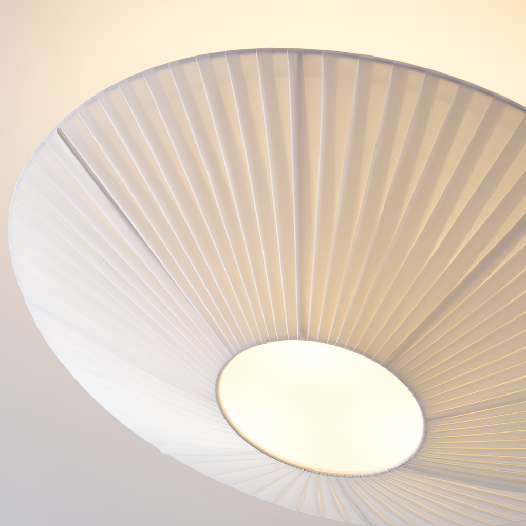 Plisseret Minimalistisk Loftlampe - Dæmpbar
