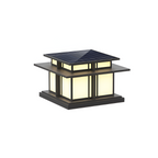 Zen-stil Solcellelampe til Søjle - Minimalistisk