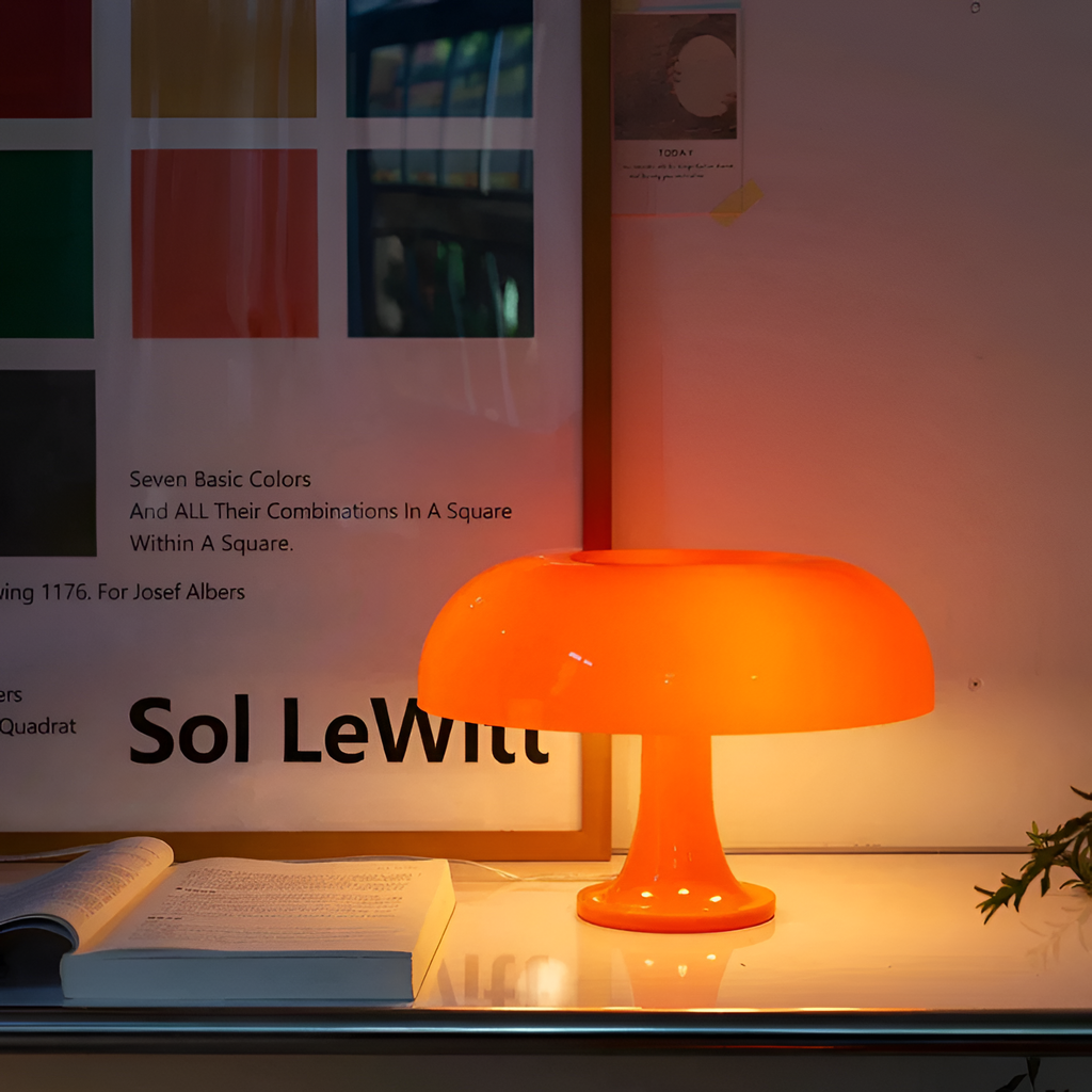 Retro Champignon Bordlampe - Minimalistisk