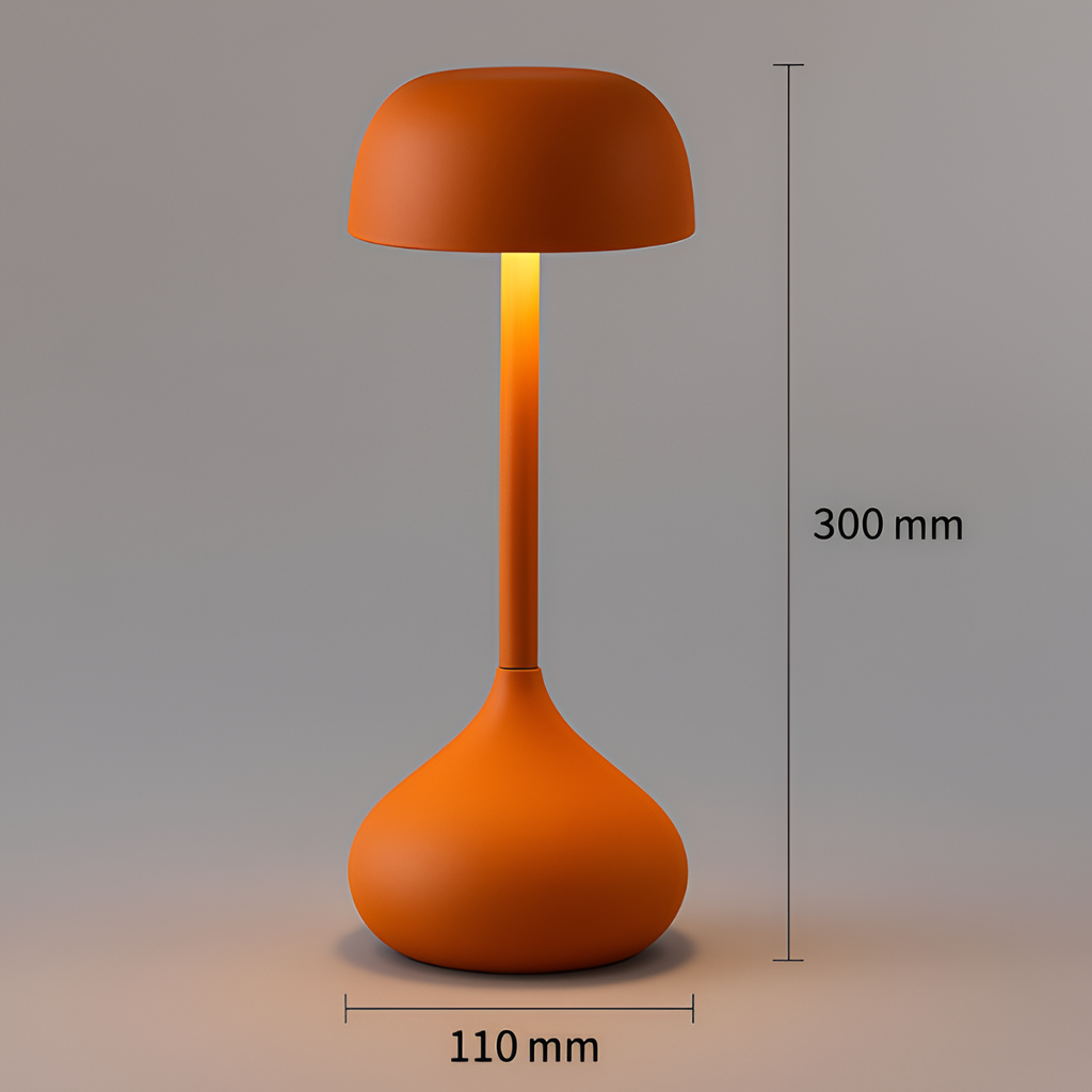 LunaGlow - Trådløs Dæmpbar LED Bordlampe