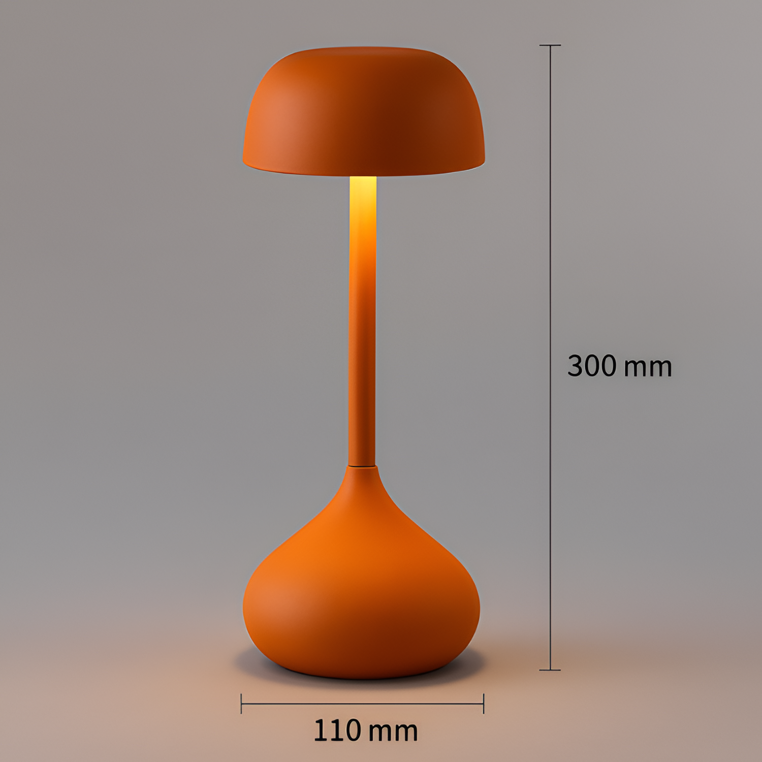 LunaGlow - Trådløs Dæmpbar LED Bordlampe