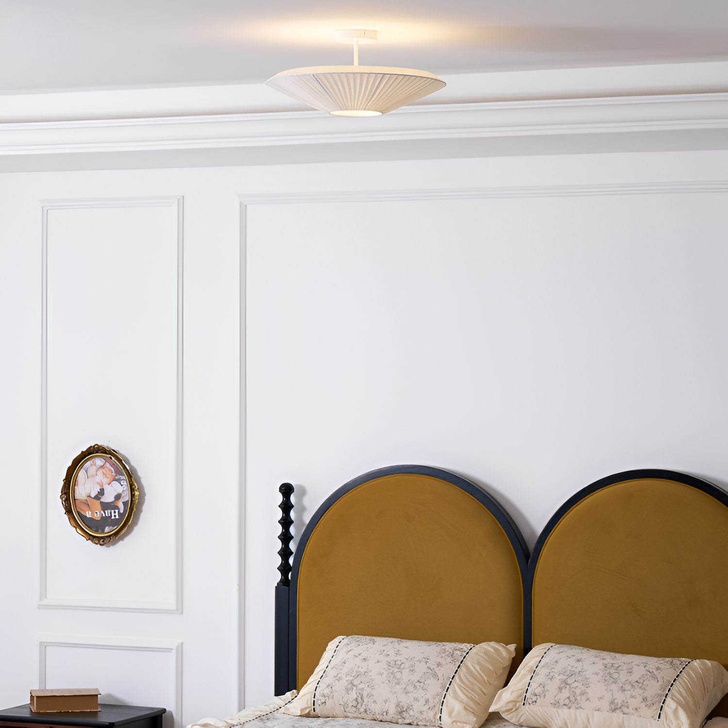 Plisseret Minimalistisk Loftlampe - Dæmpbar