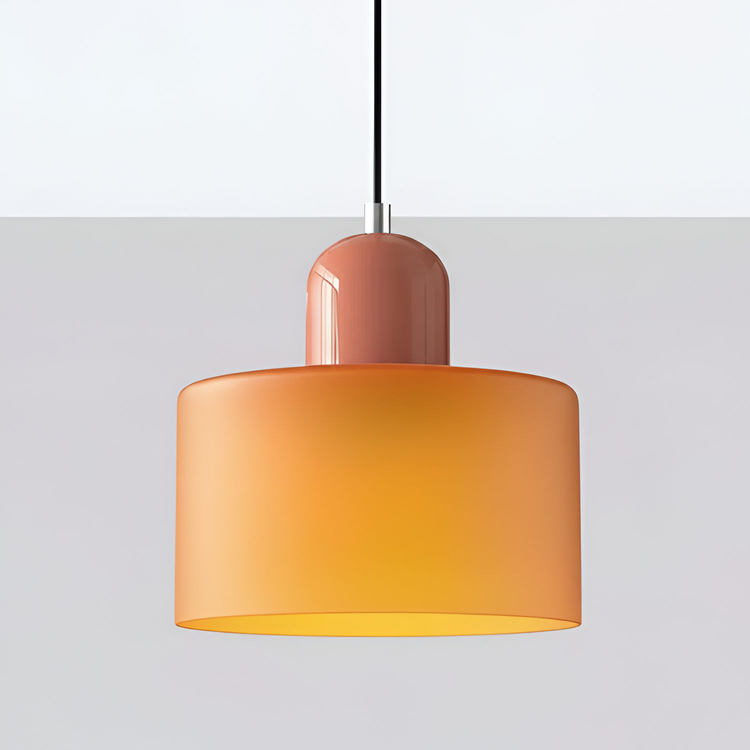 Nordisk pendel i cirkulært glas – Bauhaus