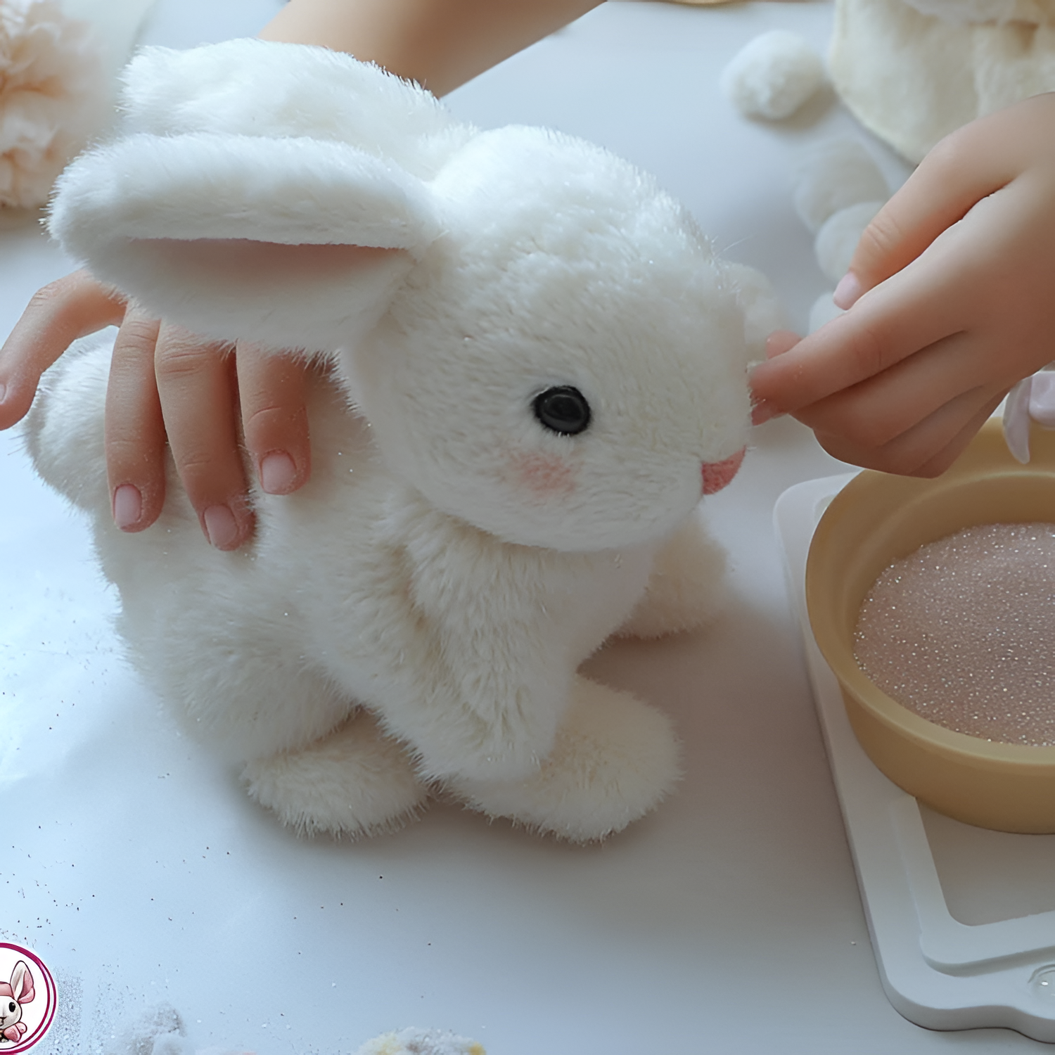 BunnyLoom Interaktiv Hoppende Kanin - Bamselegetøj til Børn