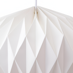 Moon Oblong Pendel - Hvid Origami Lampe (kun lampeskærm)