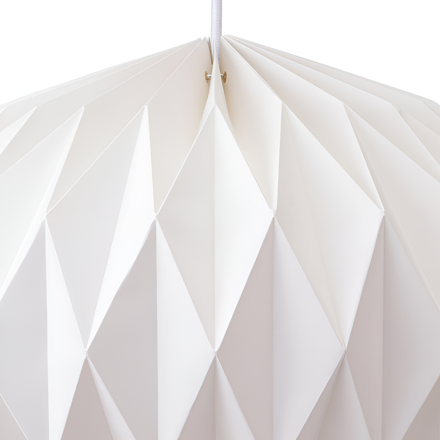 Moon Oblong Pendel - Hvid Origami Lampe (kun lampeskærm)