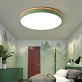 Skandinavisk Loftlampe med Træ - Moderne Hjemmebelysning