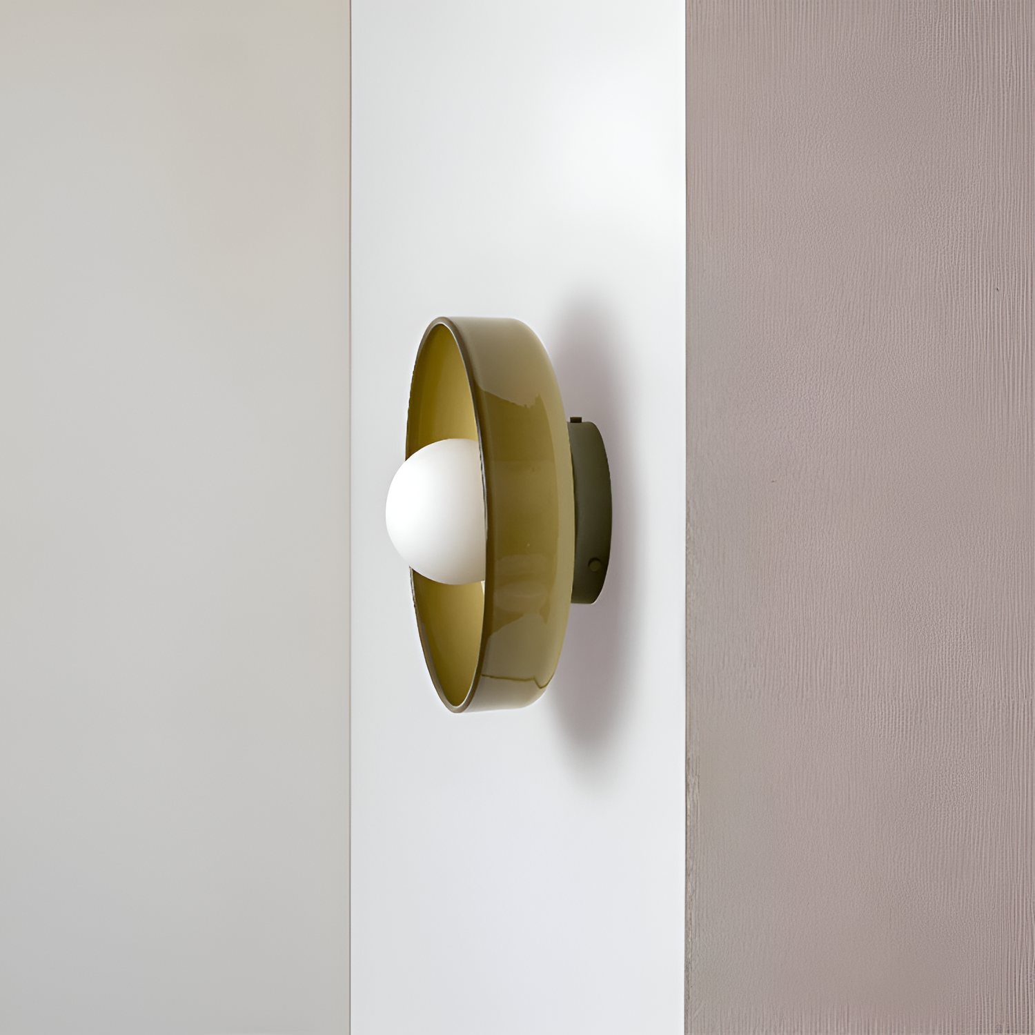 Minimalistisk Blank Plafond Loftslampe - Flushmount