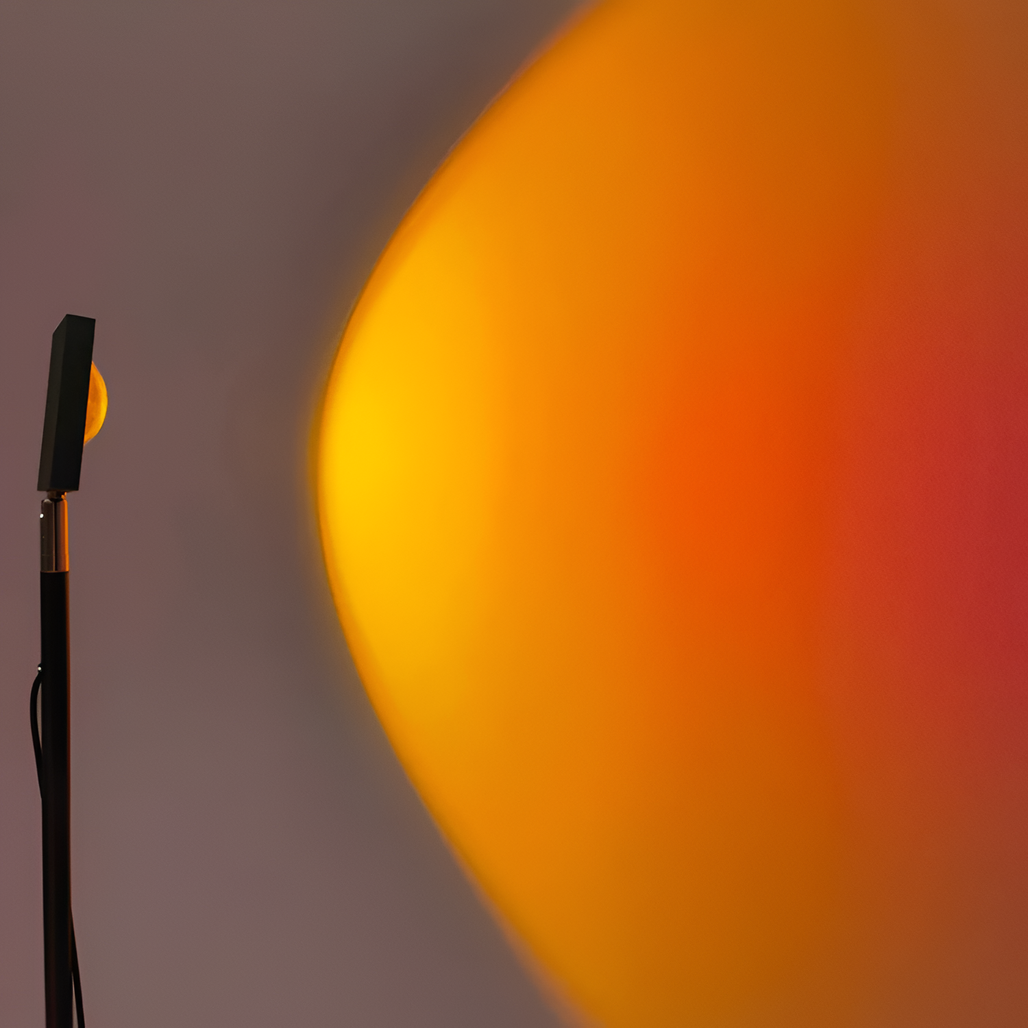 Sunset Projektionsgulvlampe - Gylden Time Stemningsbelysning