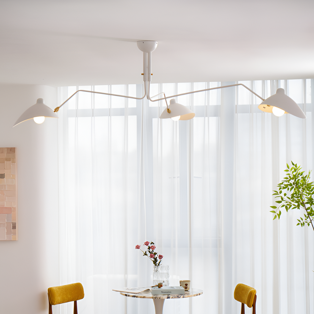 Moderne Lysekrone Med Flere Arme - Justerbar Belysning
