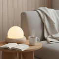 Skulpturel Travertin Bordlampe - Minimalistisk