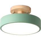 Træbase Nordisk Loftlampe - Minimalistisk