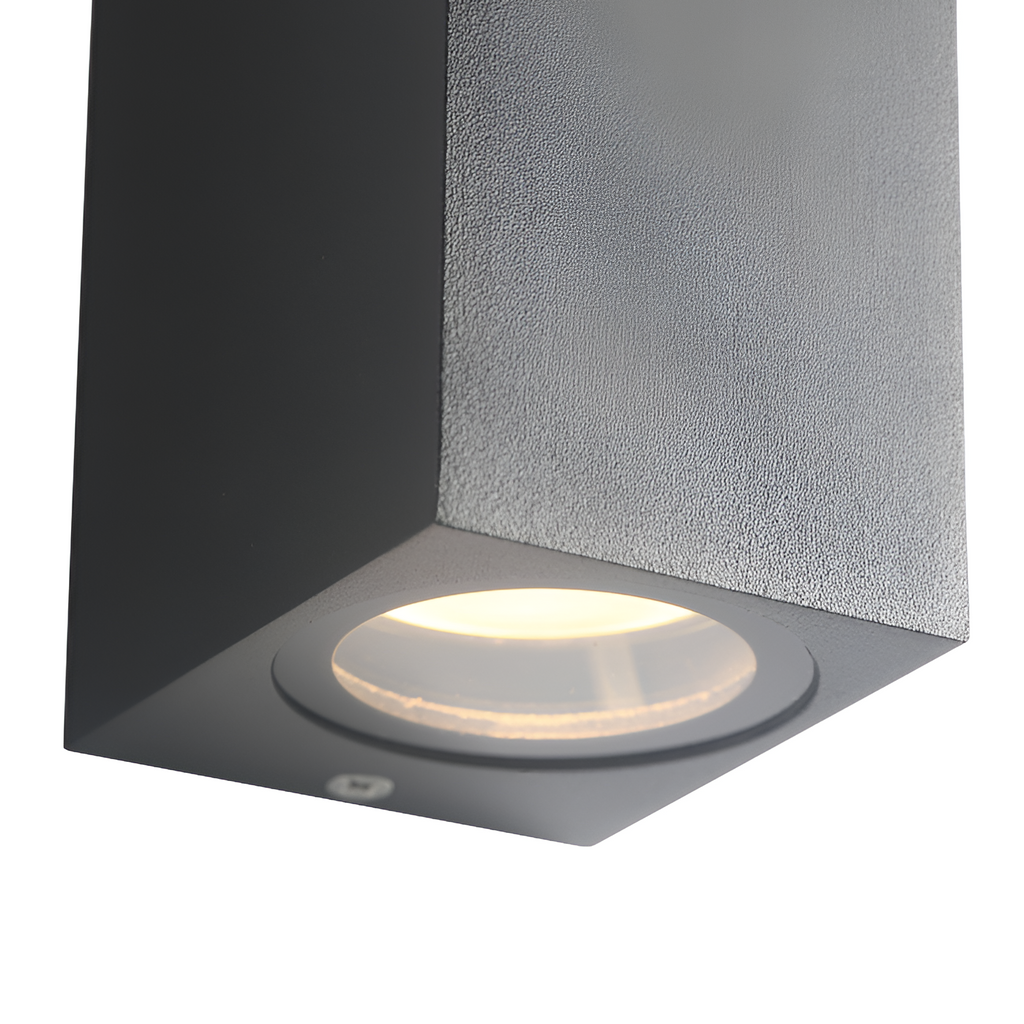 Up-Down Square LED - Udendørs Væglampe - Antracit