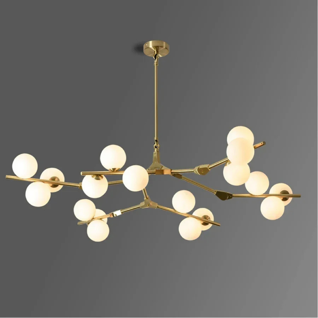 Moderne pendel med trægren-design
