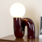 Moderne Skulpturel Bordlampe -  Minimalistisk