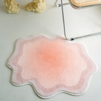 Pastel Gradient Cloud Rug - Irregulært Gulvdekor
