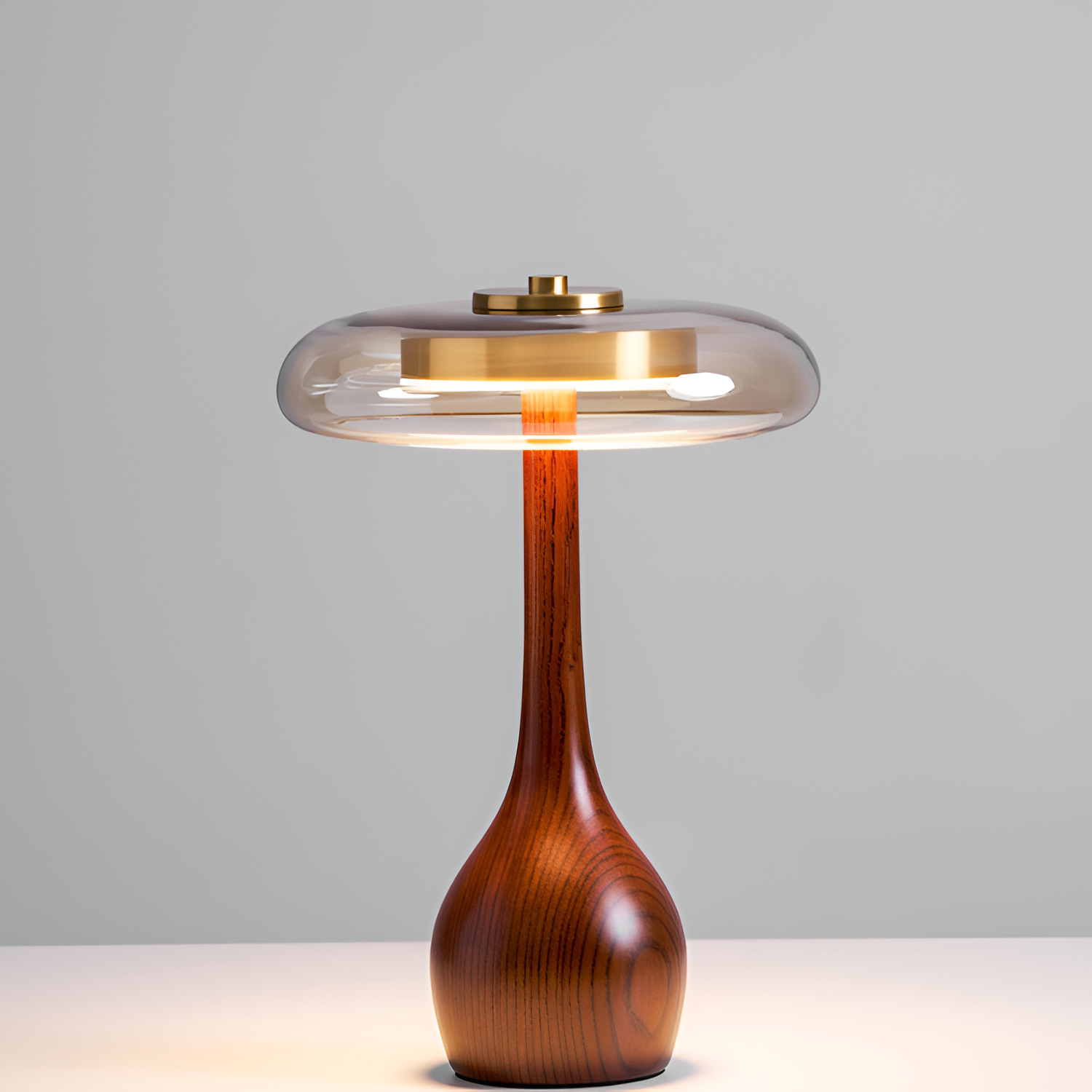 Mid-Century Mushroom Bordlampe - Dæmpbar