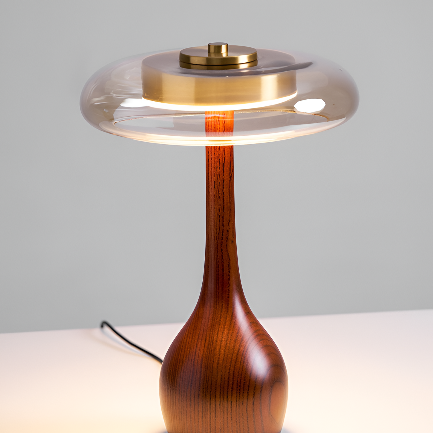 Mid-Century Mushroom Bordlampe - Dæmpbar