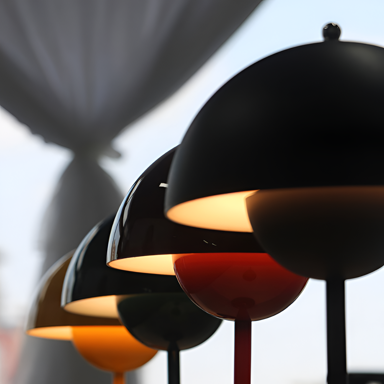 Minimalistisk Bærbar Bordlampe - Dæmpbar