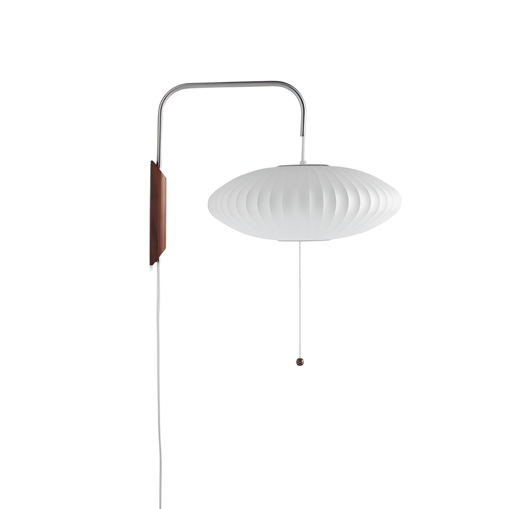 Svingarm Rillet Væglampe - Minimalistisk