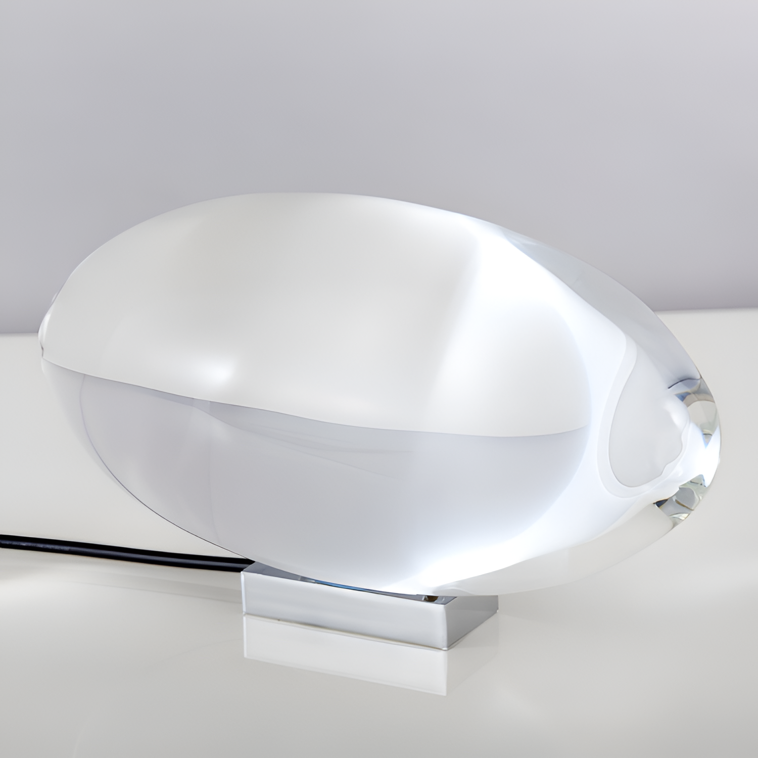 Oval Glasprojektion Projektor - Dekorativ Accent