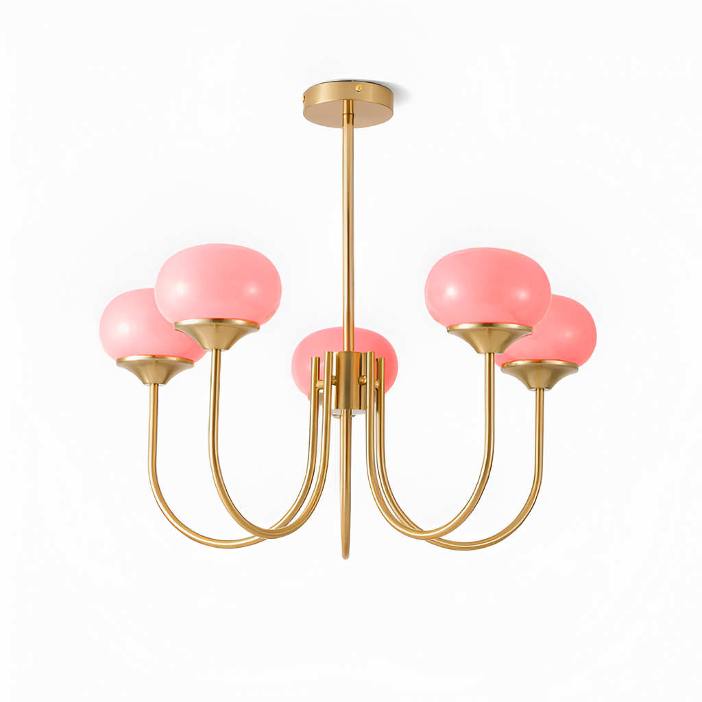 Mid Century Globe Lysekrone - Flere Lyskilder