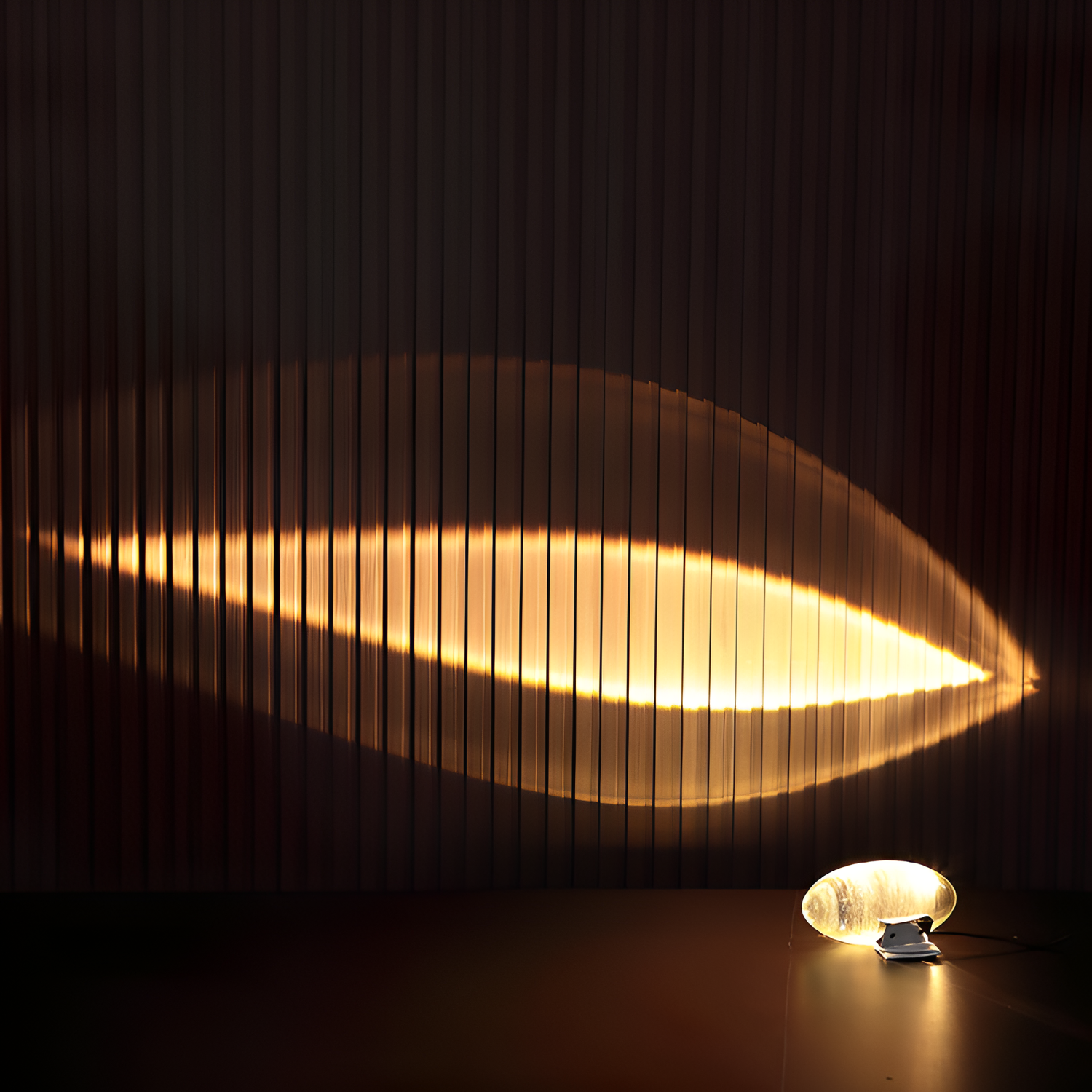 Oval Glasprojektion Projektor - Dekorativ Accent