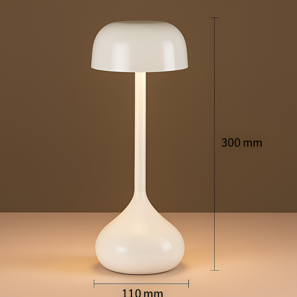 LunaGlow - Trådløs Dæmpbar LED Bordlampe