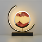 Minimalistisk Geometrisk Bordlampe - Roterende