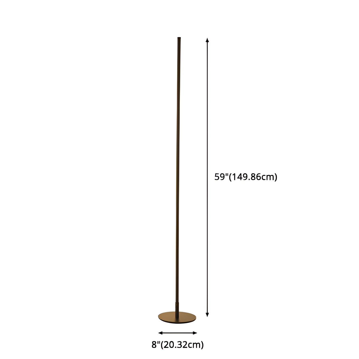 Minimalistisk Slank Gulvlampe - Lineær