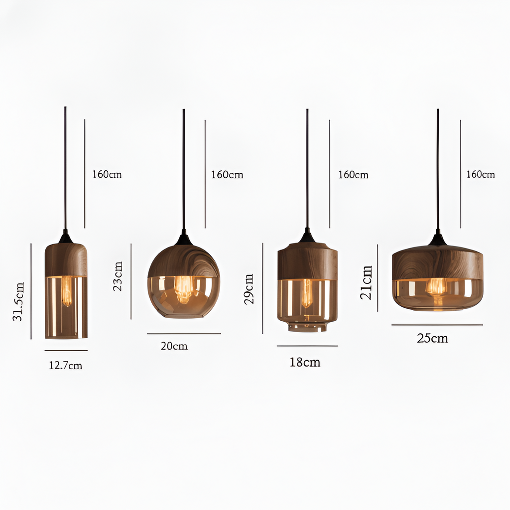 Minimalistisk Industriel Pendellampe - Justerbar