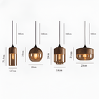 Minimalistisk Industriel Pendellampe - Justerbar