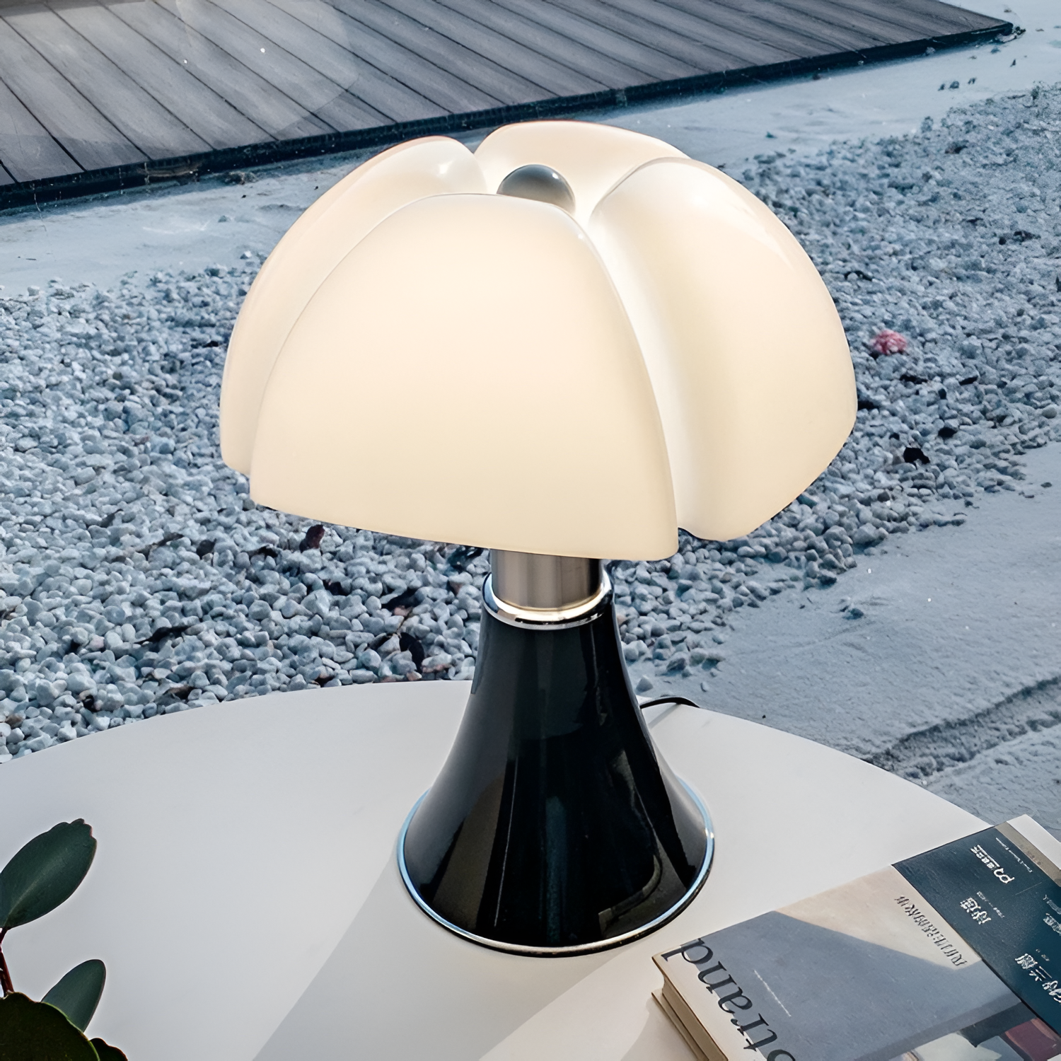 Moderne paddehat bordlampe - Soveværelse og Kontor