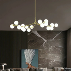 Moderne pendel med trægren-design