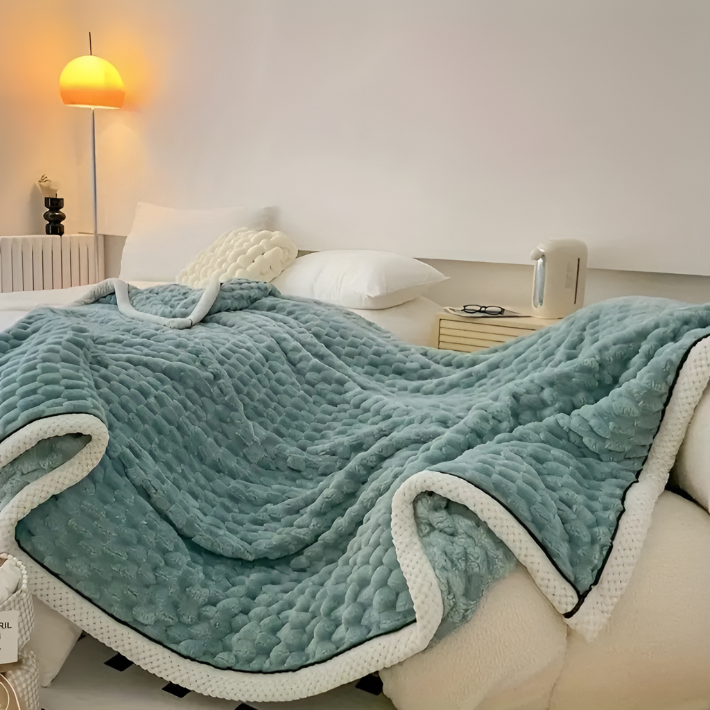 Tekstureret Boble Plaid - Vendbar