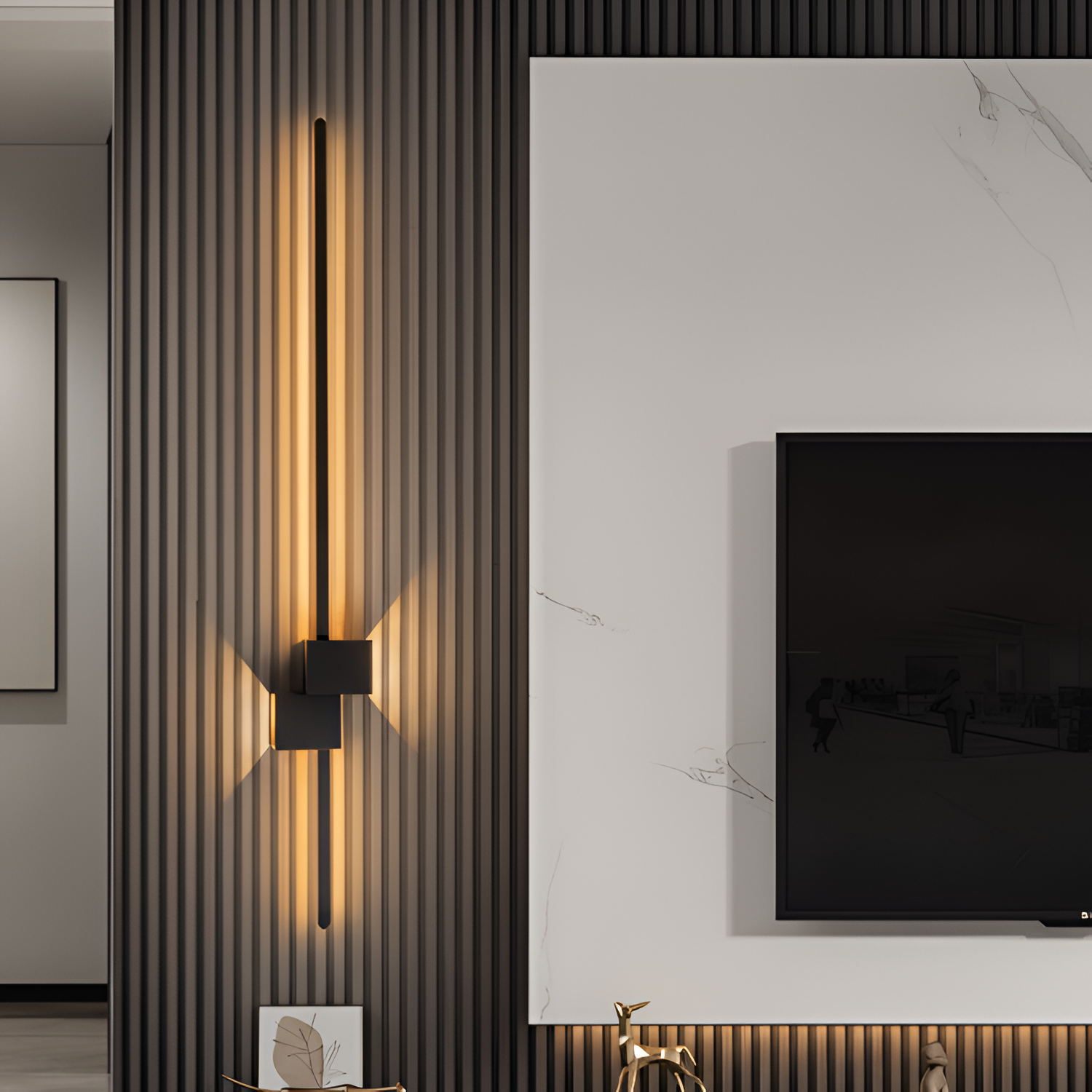 Minimalistisk LED Væglampe - Moderne Indirekte Belysning