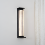 Rillet Lineær Solenergi Væglampe - Minimalistisk