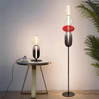 Stablet Geometrisk Glasgulvlampe - Moderne
