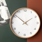 Minimalistisk Rundt Vægur - Analog