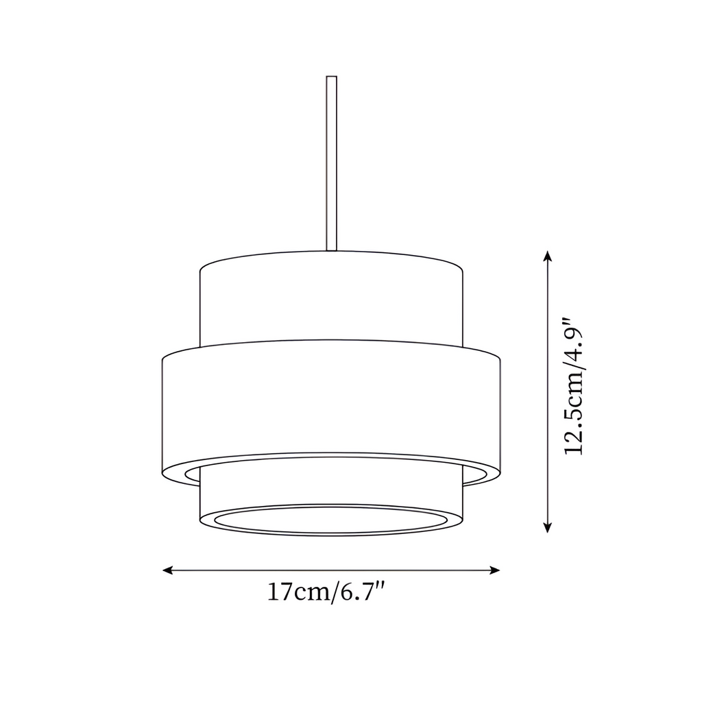 Tekstureret Minimalistisk Multi-lampe Pendel – Industriel