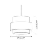 Tekstureret Minimalistisk Multi-lampe Pendel – Industriel