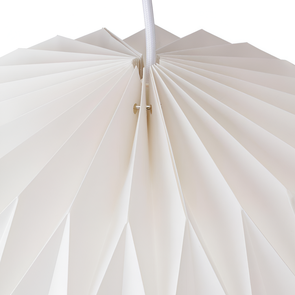 Moon Oblong Pendel - Hvid Origami Lampe (kun lampeskærm)